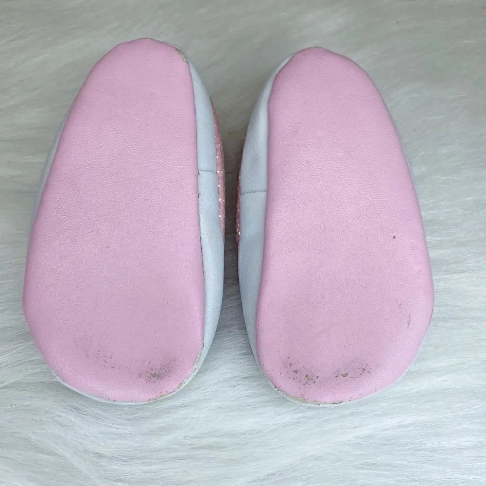 Trimfoot and Bon Bebe Size 2 Baby Girl Shoes BUNDLE